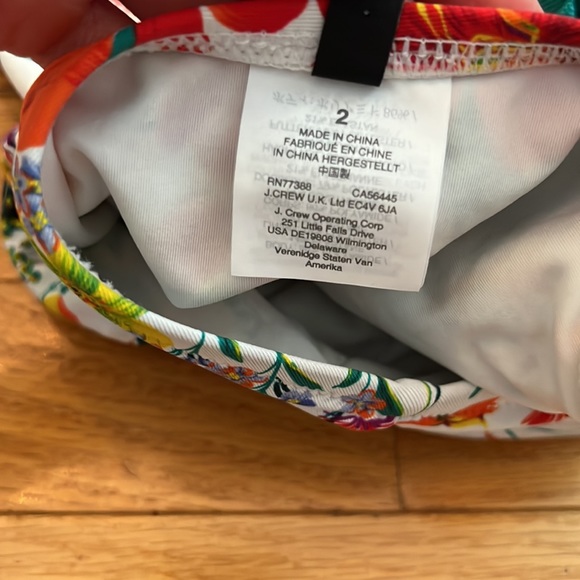 J.Crew Halter one-piece swimsuit in Ratti Island botanical print - Picture 5 of 6